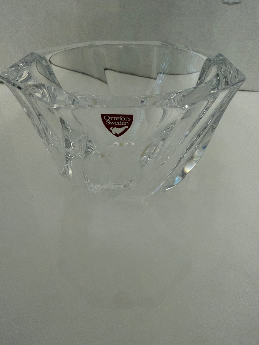 Orrefors Clear Crystal Decorative Bowl